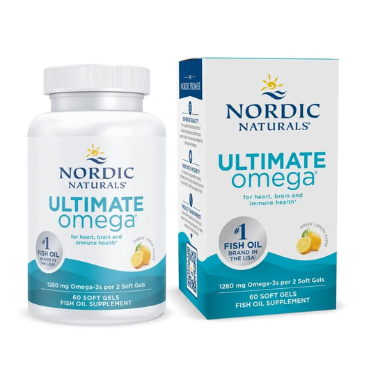 Ultimate Omega, Lemon, 60 Soft Gels (640 mg per Soft Gel)