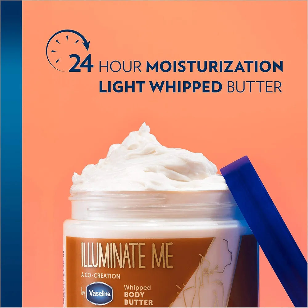 Vaseline Illuminate Me Whipped Body Butter 11 oz