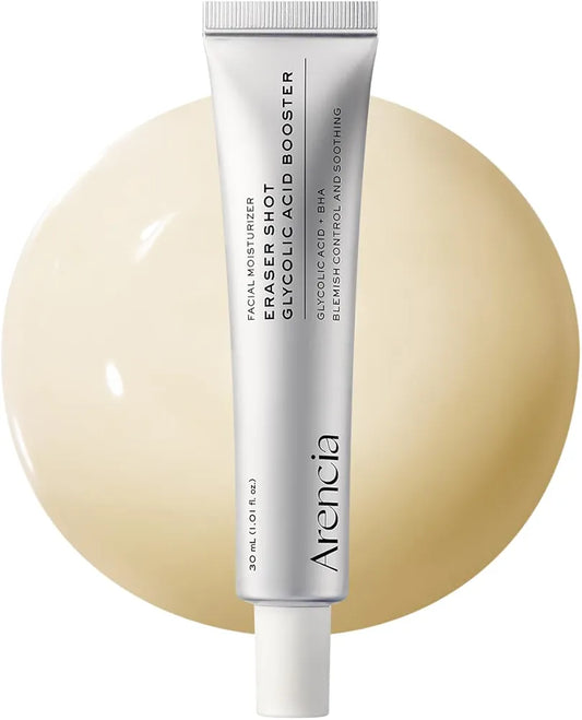 Arencia Eraser Shot Serum Glycolic Acid Booster with AHA BHA – Exfoliating & Pore Refining Serum 30ml