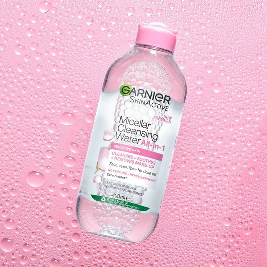 Garnier Micellar Water, Hydrating Facial Cleanser & Makeup Remover.