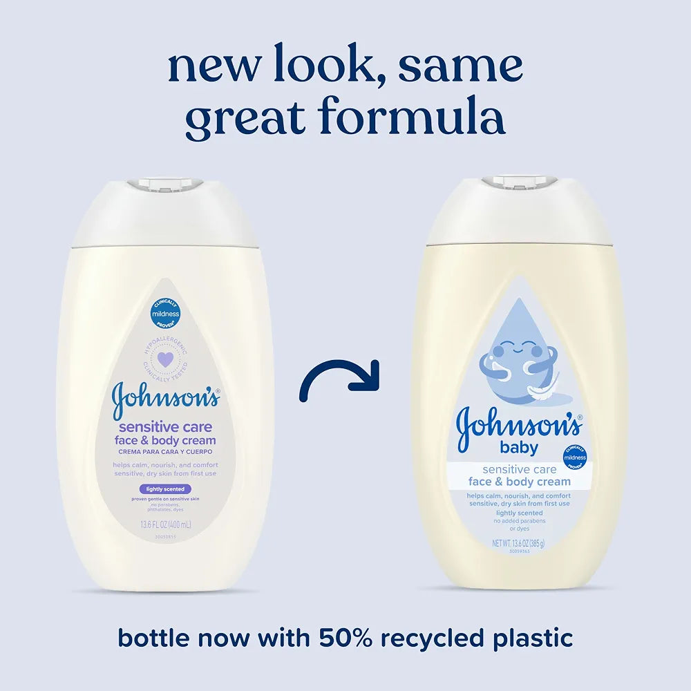 Johnson's Baby Sensitive Care Face & Body Cream