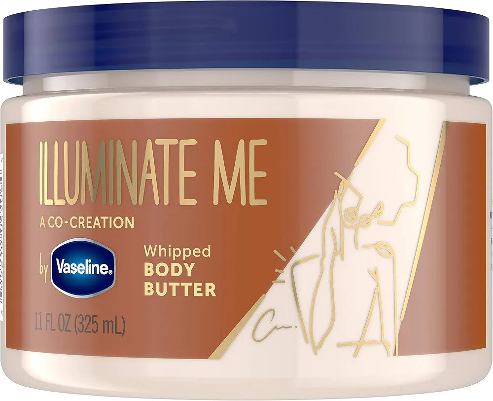 Vaseline Illuminate Me Whipped Body Butter 11 oz