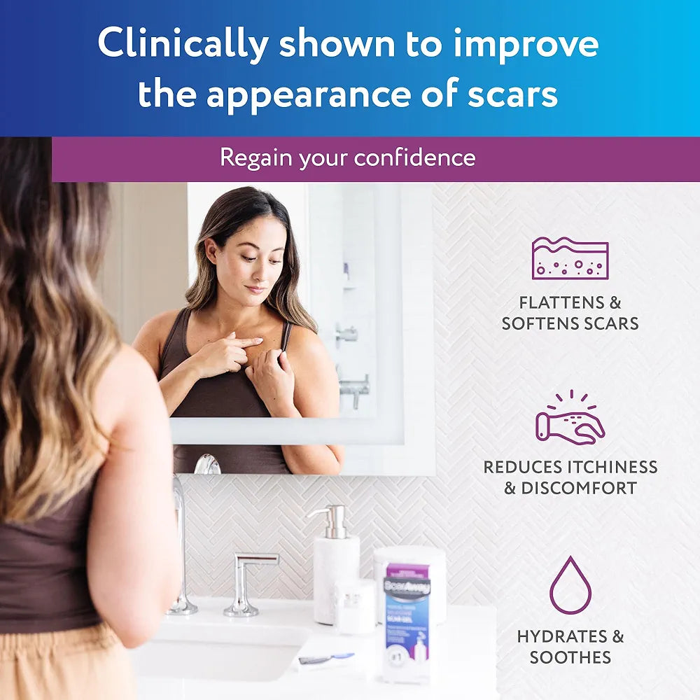ScarAway Silicone Scar Gel | For Keloid & Hypertrophic Scars | Improves Size, Colour & Texture | 10g